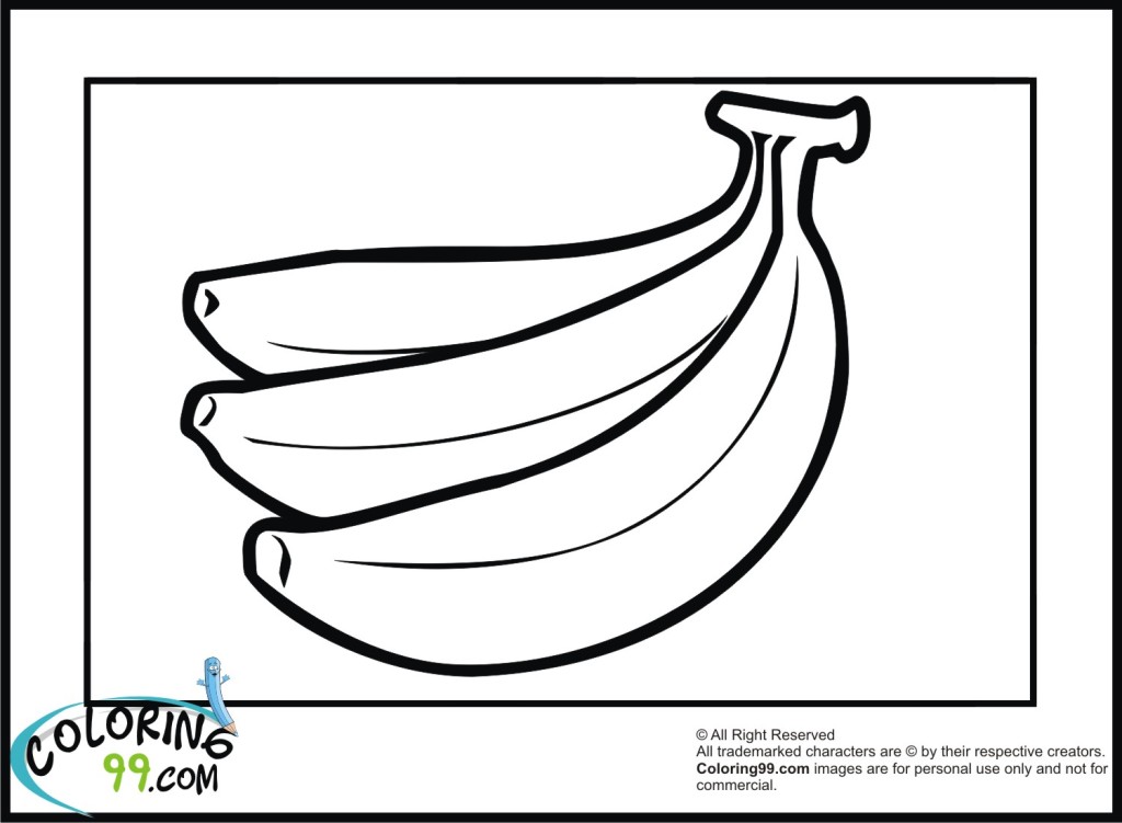 printable page of banana by isabella – Free Printables